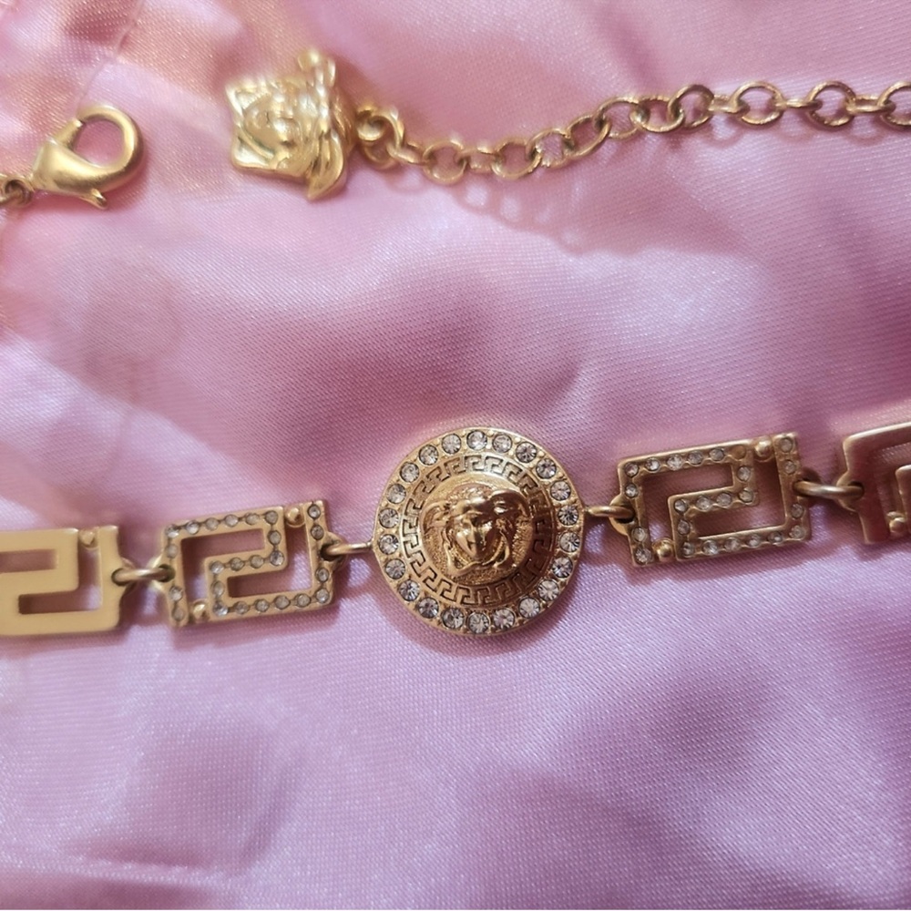 Authentic Versace Greca Gold Medusa Bracelet